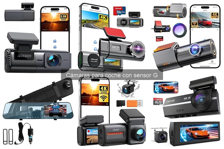 Dónde Comprar Cámaras para Coche con Sensor G: Mejores Tiendas