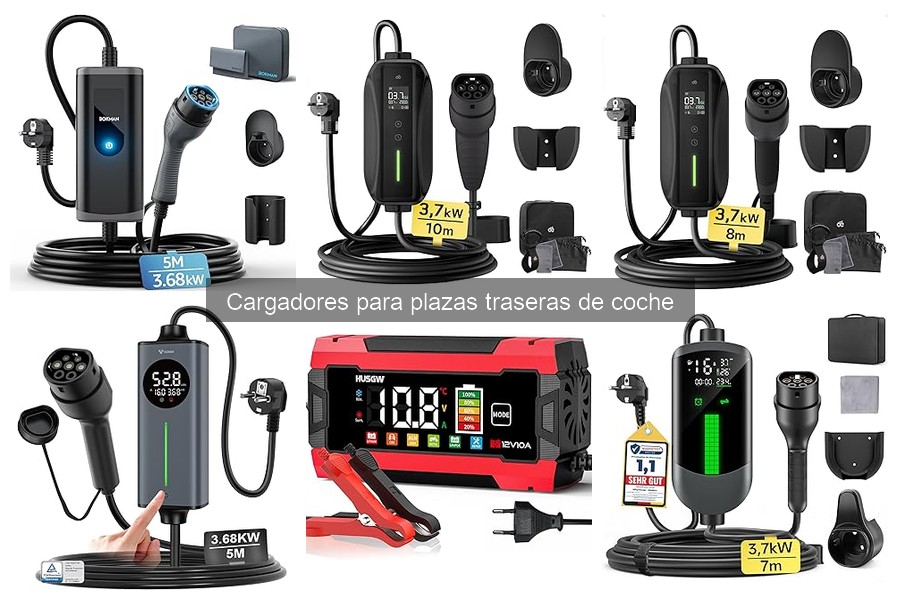 Dónde comprar cargadores para plazas traseras de coche