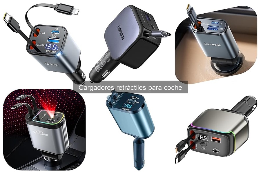 Dónde comprar cargadores retráctiles para coche fácil y rápido