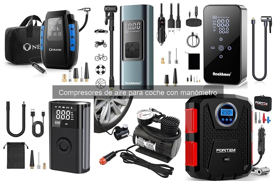 Dónde comprar compresores de aire para coche con manómetro