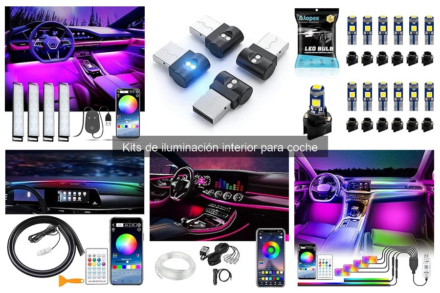 Dónde comprar kits de iluminación interior para coche
