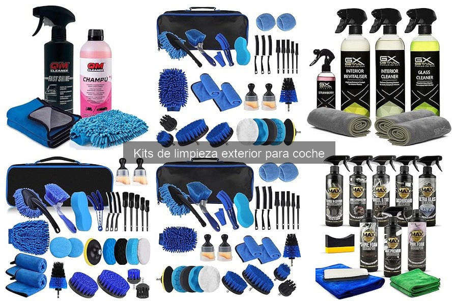 Dónde comprar kits de limpieza exterior para coche
