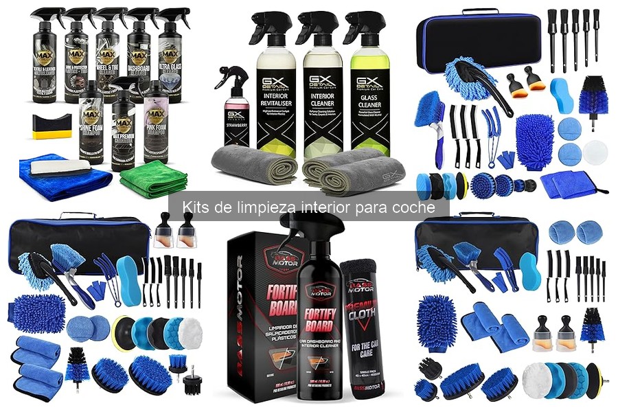Dónde comprar kits de limpieza interior para coche