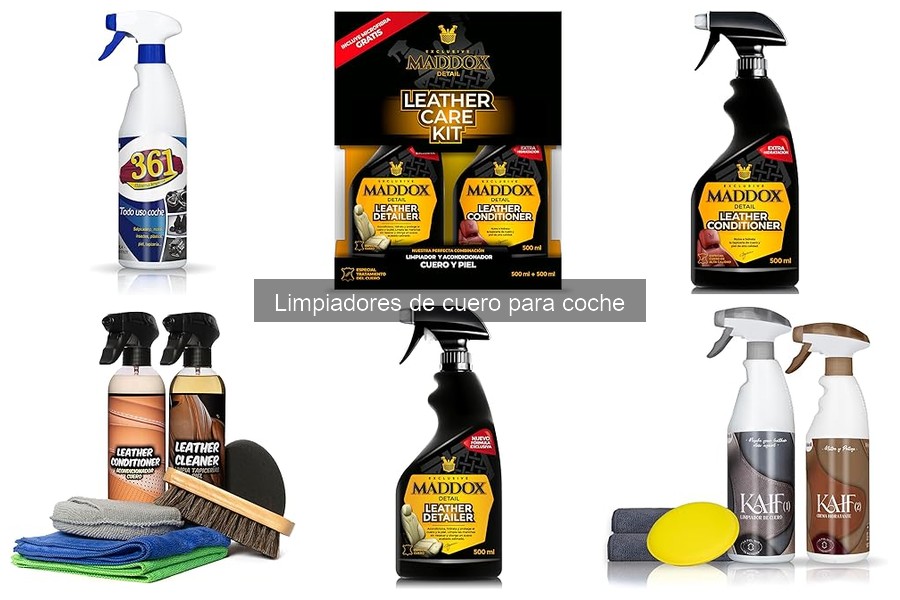 Dónde Comprar Limpiadores de Cuero para Coche a Buen Precio