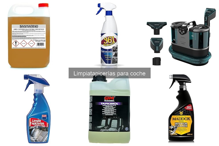 Dónde comprar limpiatapicerías para coche: Mejores opciones