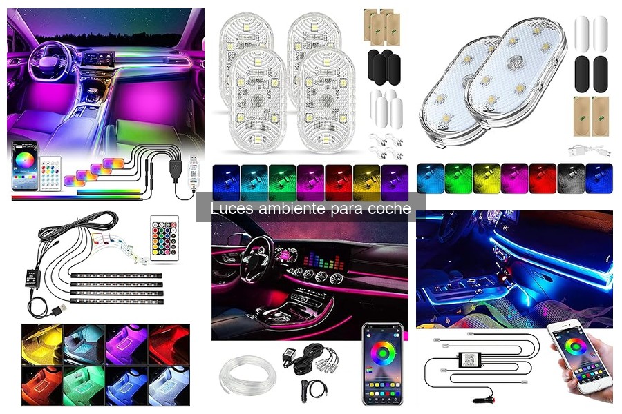 Dónde comprar luces ambiente para coche: mejores tiendas y ofertas