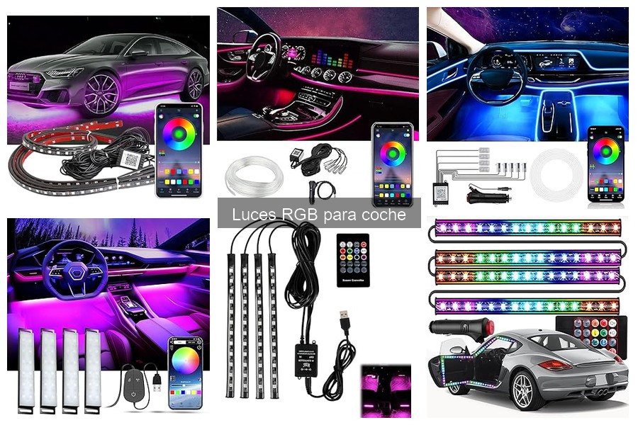 ¿Dónde comprar luces RGB para coche con descuento?