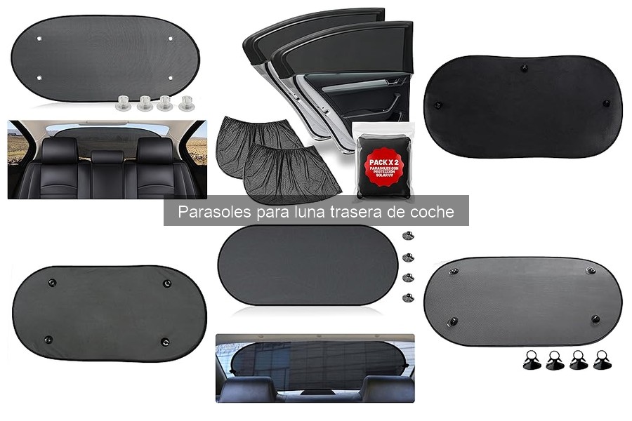 Dónde comprar parasoles para luna trasera de coche