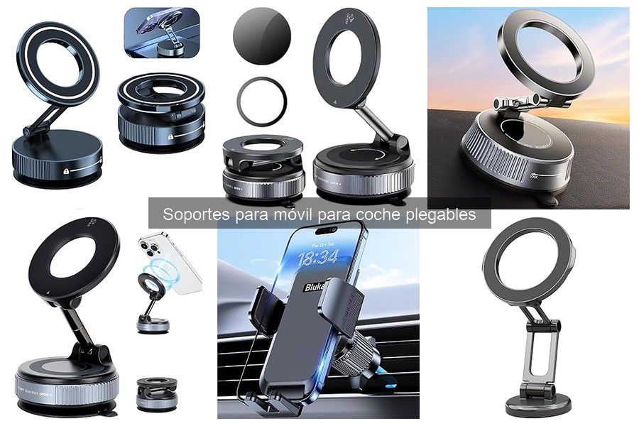 Dónde comprar soportes móvil plegables para coche en oferta