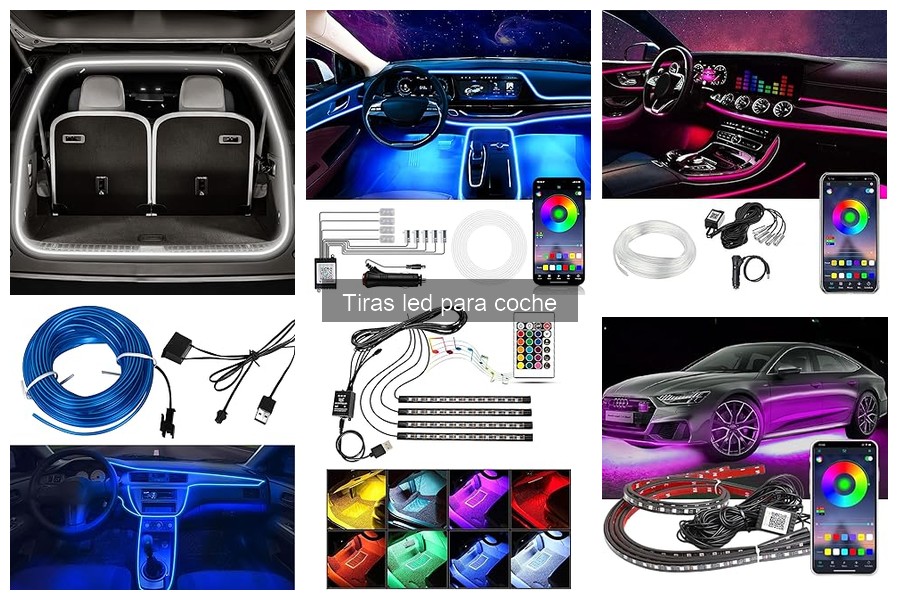 Dónde comprar tiras LED para coche: mejores tiendas online y precios
