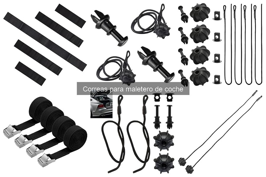 Dudas frecuentes sobre correas para maletero de coche