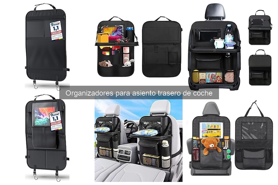 Eficacia de los Organizadores para Asiento Trasero de Coche
