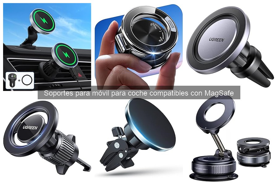 Ejemplos Prácticos de Soportes MagSafe en el Coche