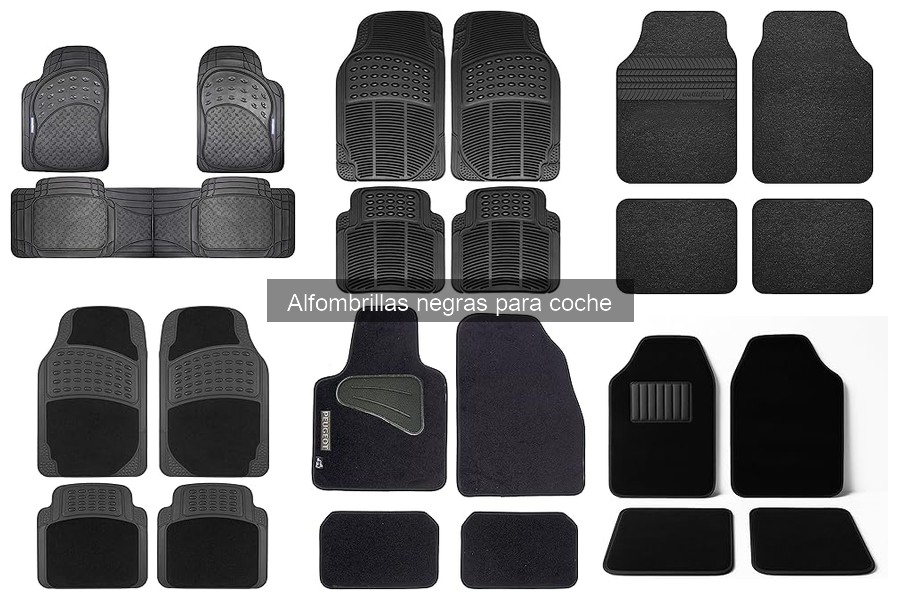 Errores comunes al elegir alfombrillas negras para coche