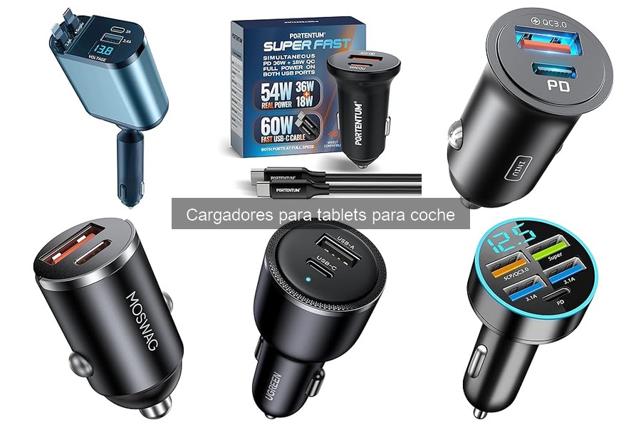 Errores comunes al elegir cargadores para tablet en coche