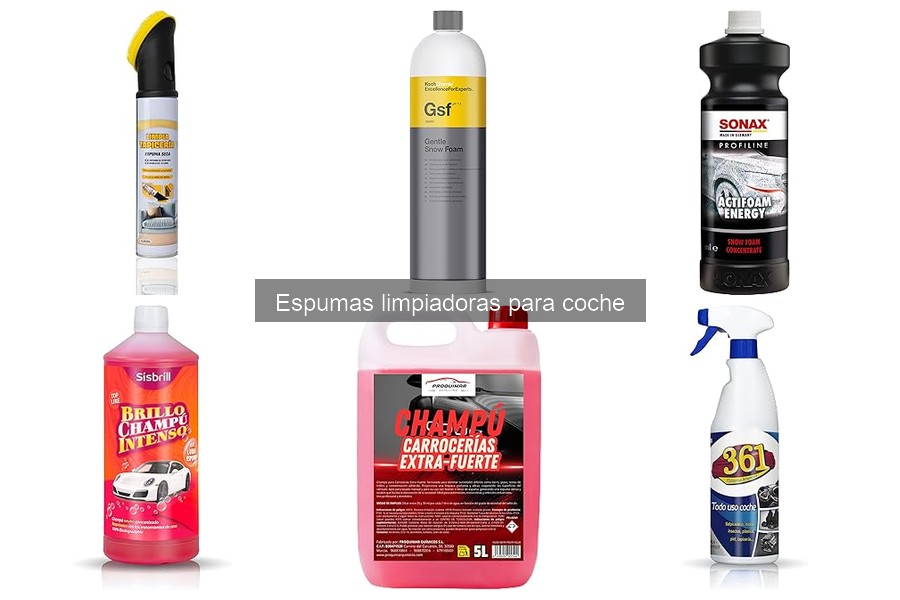 Errores comunes al usar espuma limpiadora para coche
