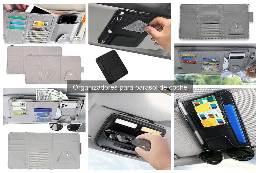 Errores comunes al usar organizadores para parasol de coche