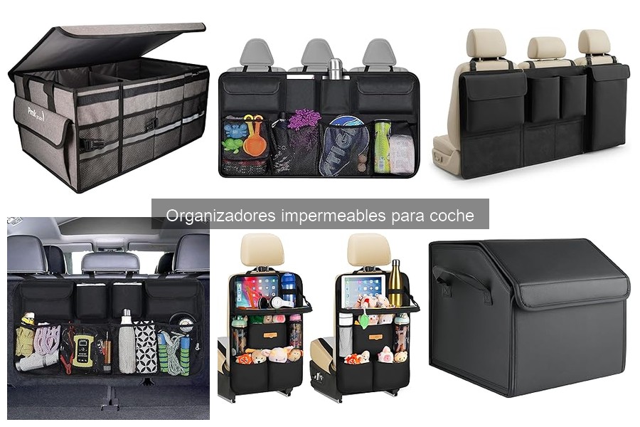 Errores comunes en organizadores impermeables para coche