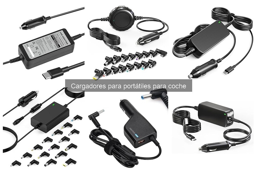 ¿Es seguro usar un cargador para portátil en el coche?