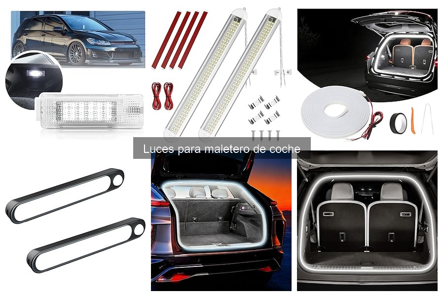 Funciones Adicionales de Luces para Maletero de Coche