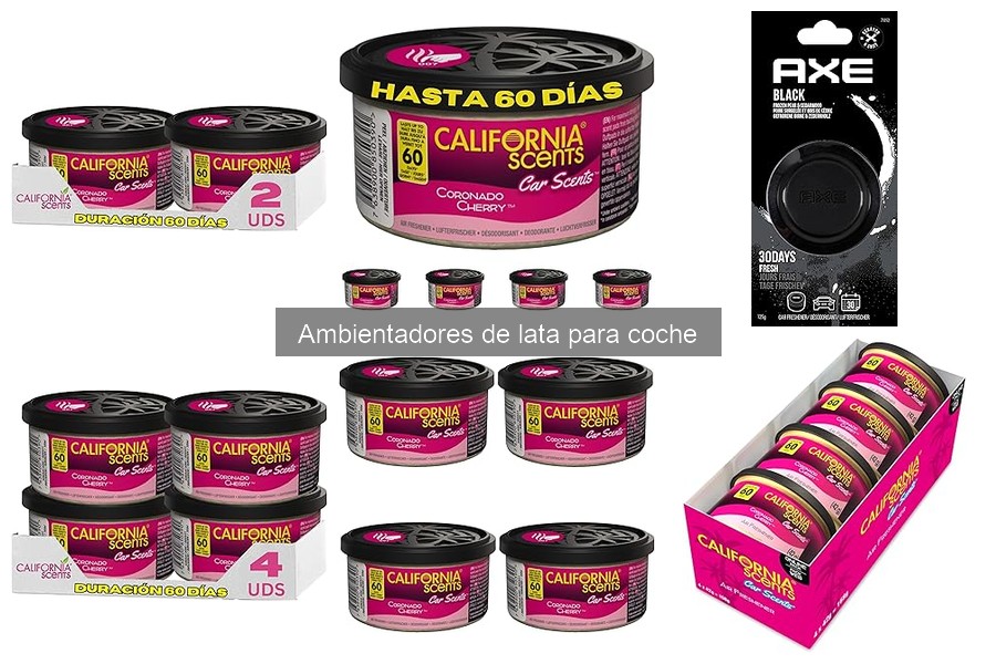 Guía de compra de ambientadores de lata para coche