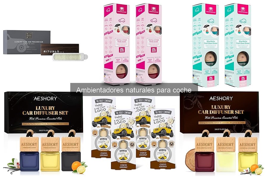 Guía de compra de ambientadores naturales para coche