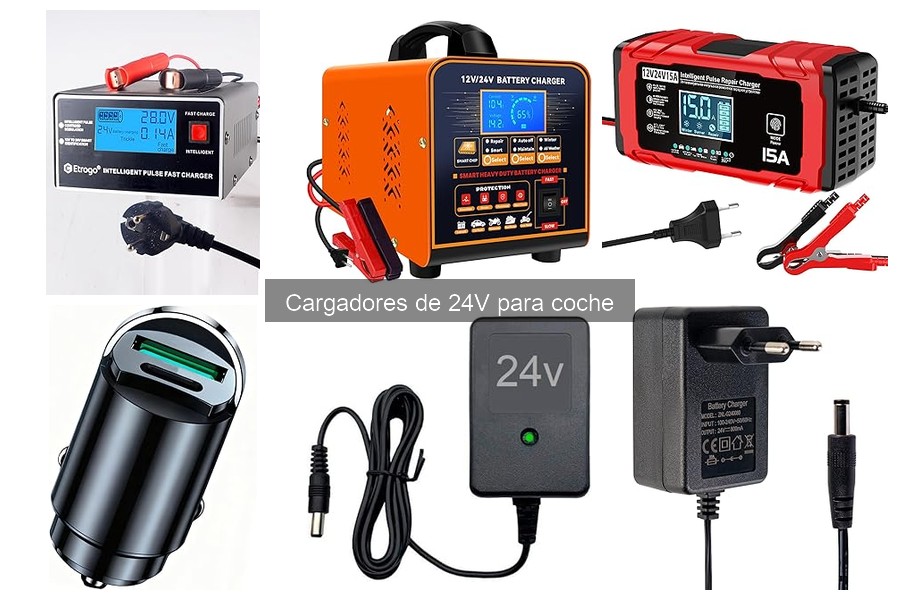 Guía de compra de cargadores de 24V para coche