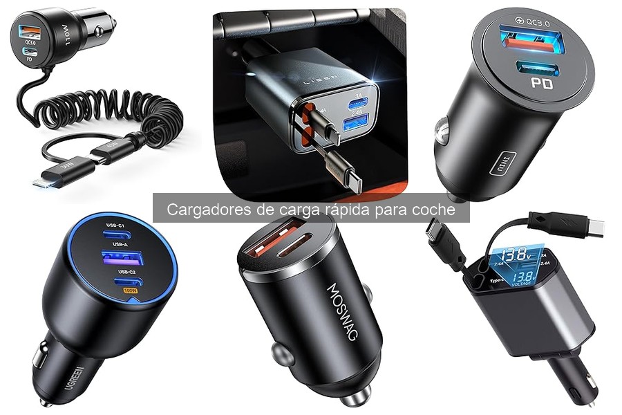 Guía de compra de cargadores de carga rápida para coche