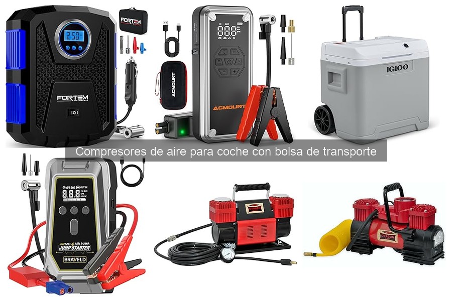 Guía de compra de compresores de aire para coche con bolsa
