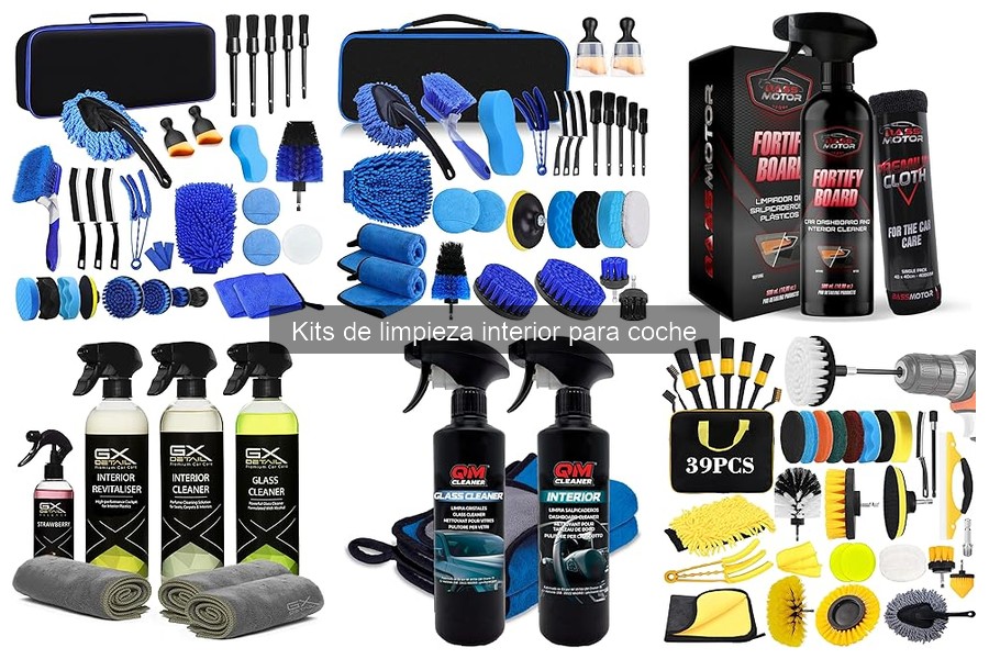 Guía de compra de kits de limpieza interior para coche