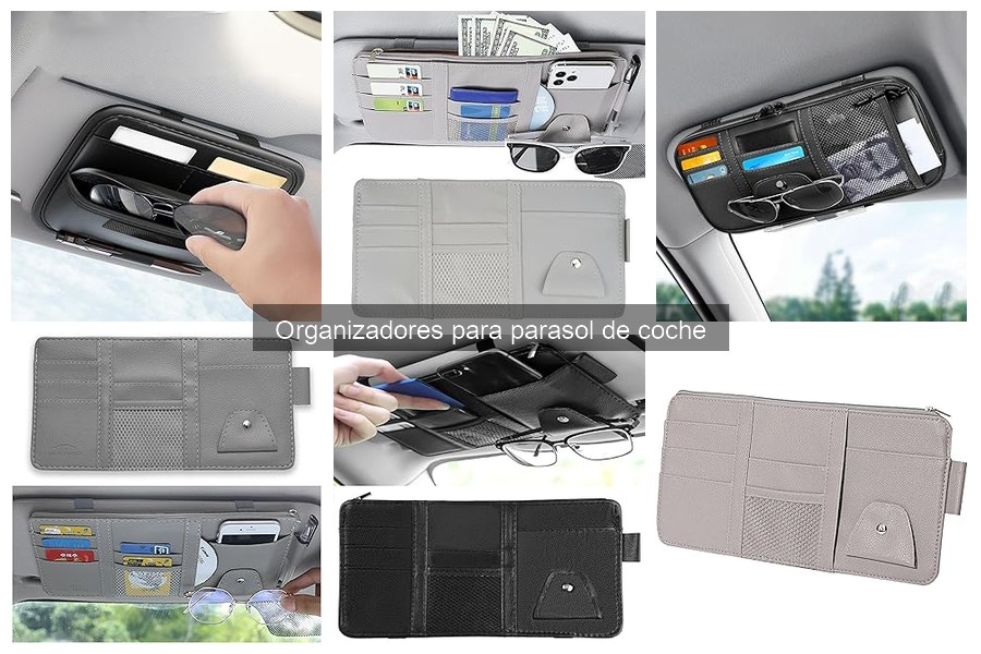 Guía de compra de organizadores para parasol de coche