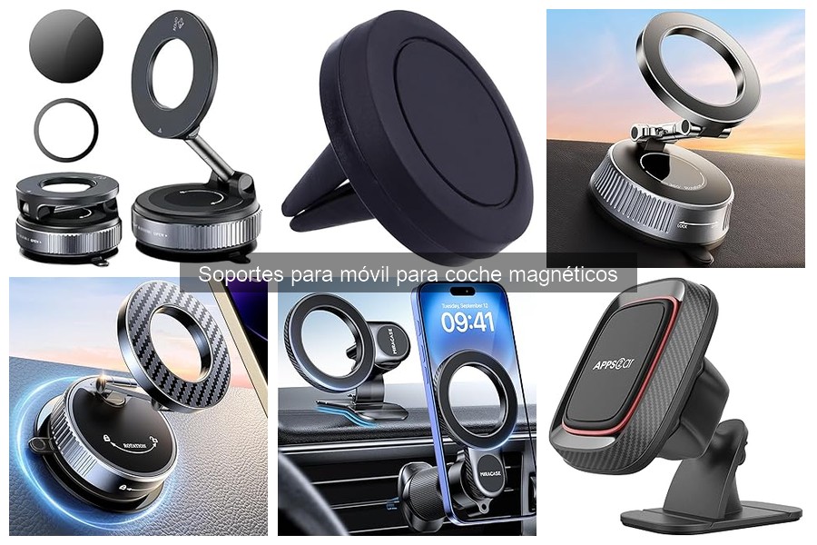 Guía de compra de soportes magnéticos para móvil en coche