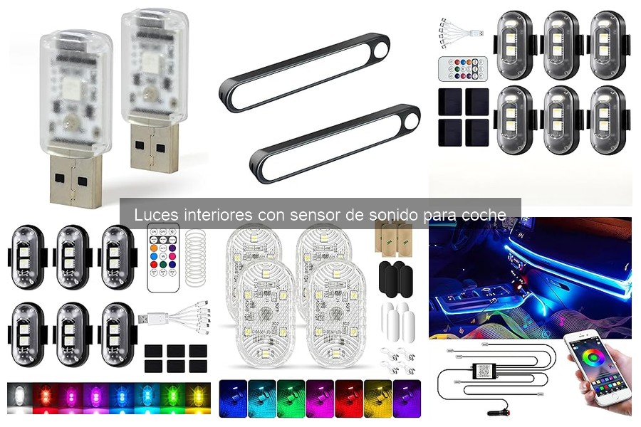 Guía de compra: Luces interiores con sensor de sonido para coche