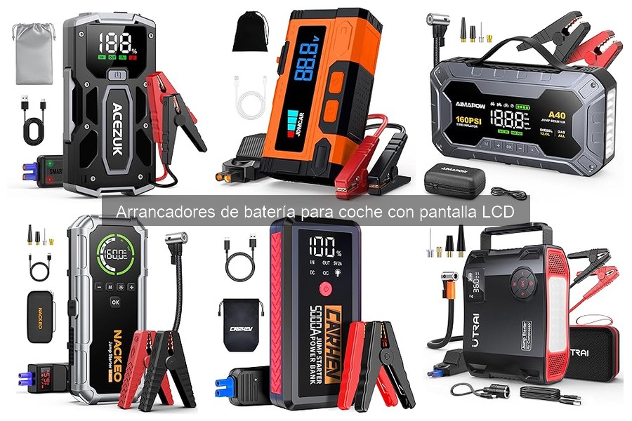 Guía de compra: Mejor arrancador de batería con pantalla LCD