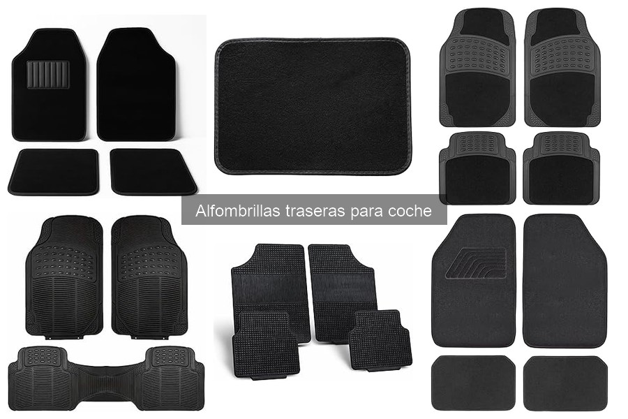 Guía de instalación de alfombrillas traseras para coche