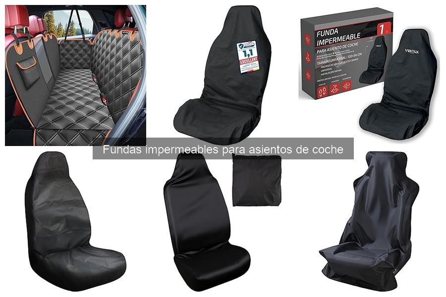Guía de instalación de fundas impermeables para asientos de coche