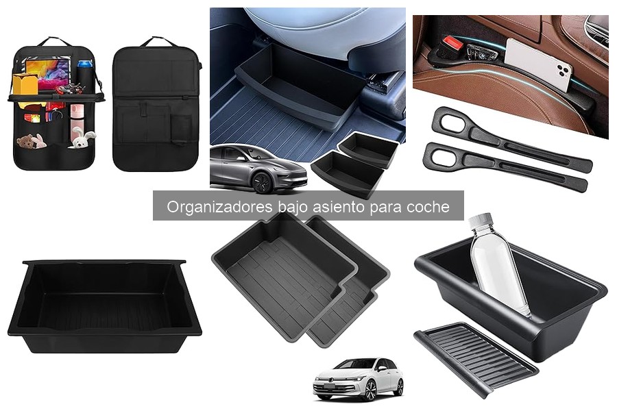 Guía de Instalación de Organizadores Bajo Asiento para Coche
