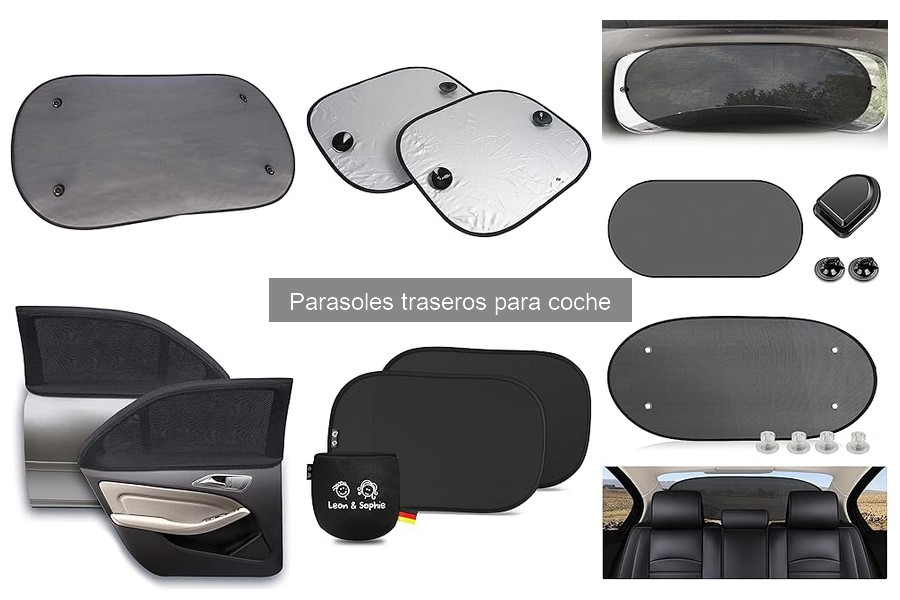 Guía de Instalación de Parasoles Traseros para Coche