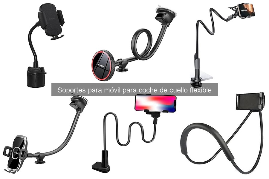 Guía de instalación de soportes para móvil de cuello flexible