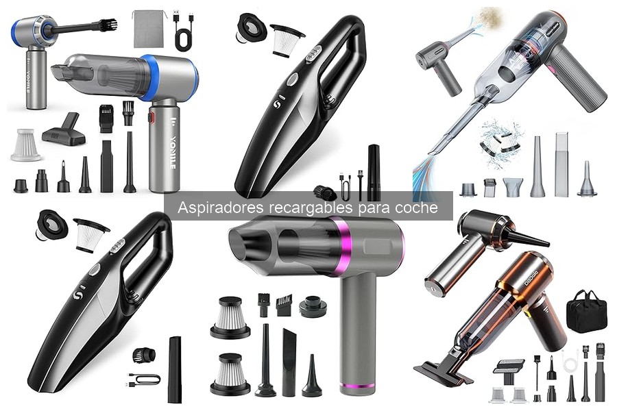 Guía de Instalación y Configuración de Aspiradores Recargables para Coche