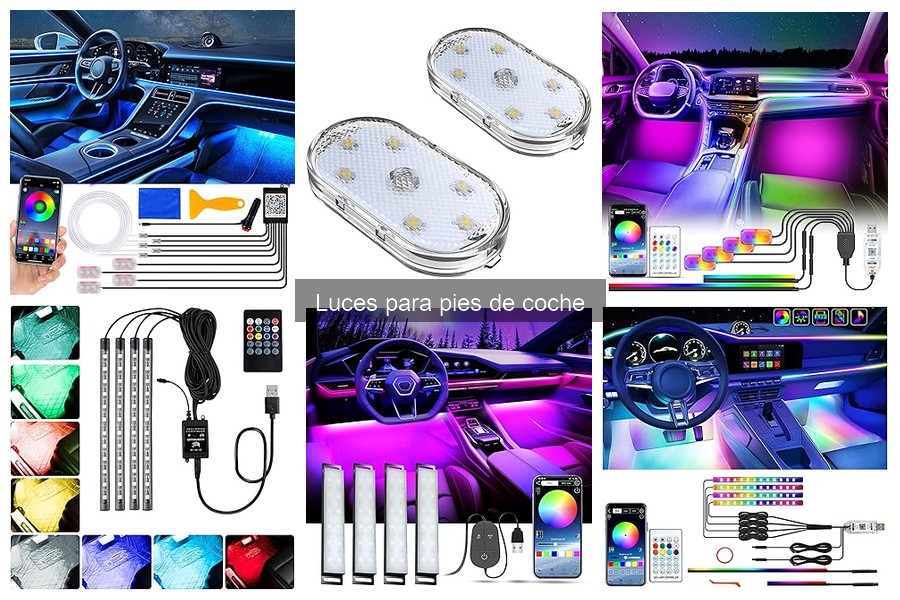 Guía para Elegir Luces para Pies de Coche