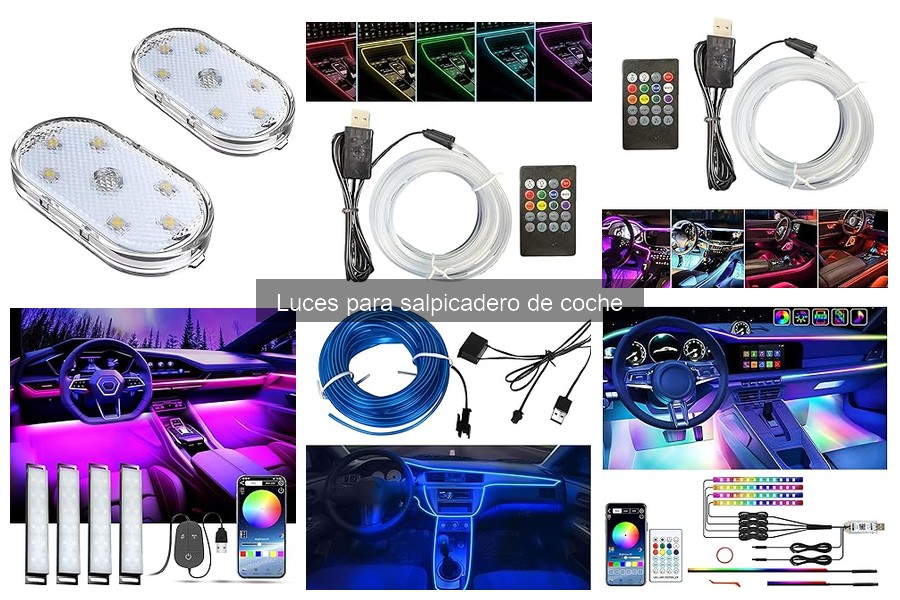 Guía para Elegir Luces para Salpicadero de Coche