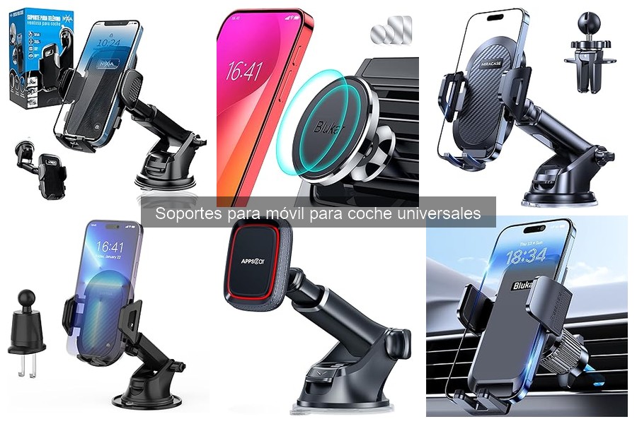 Guía para elegir un soporte móvil para coche universal