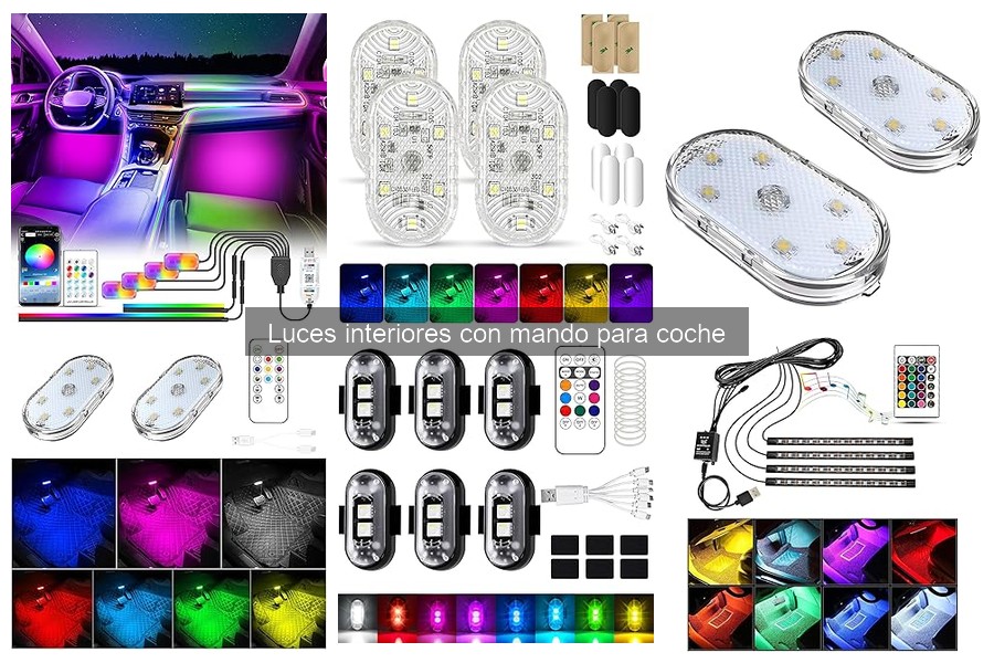 Guía para Instalar Luces Interiores con Mando para Coche