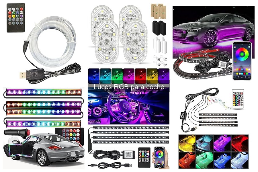 Ideas creativas para usar luces RGB en tu coche