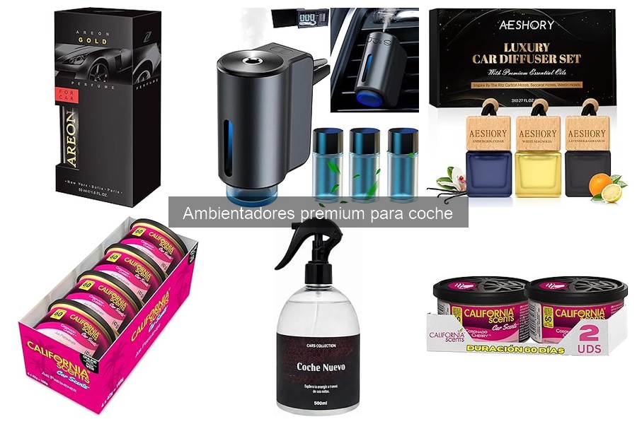 Las fragancias más populares de ambientadores premium para coche