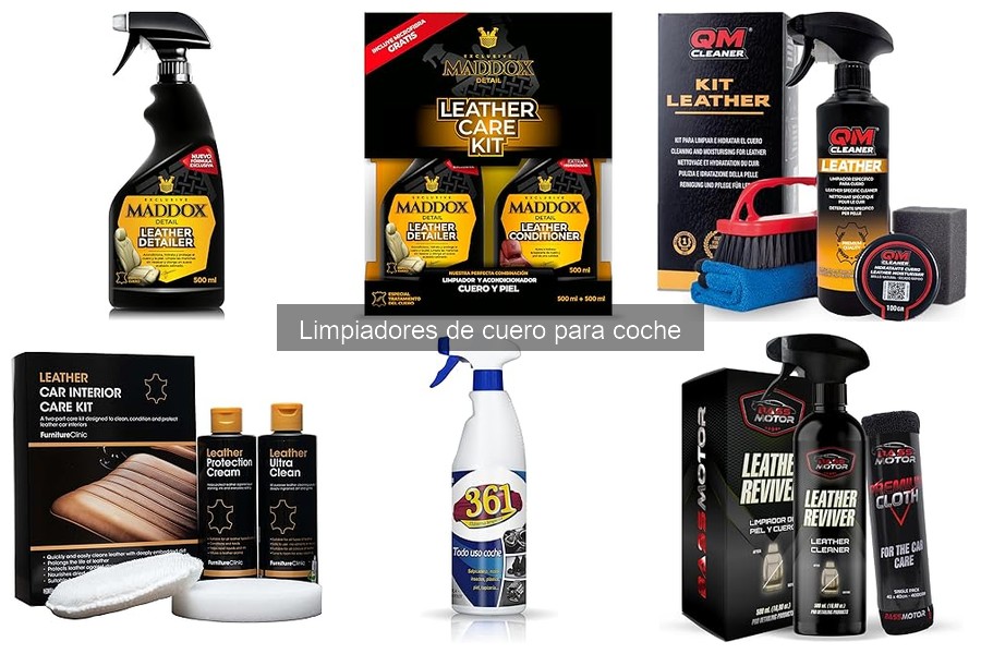 Limpiadores de cuero recomendados para coches de lujo