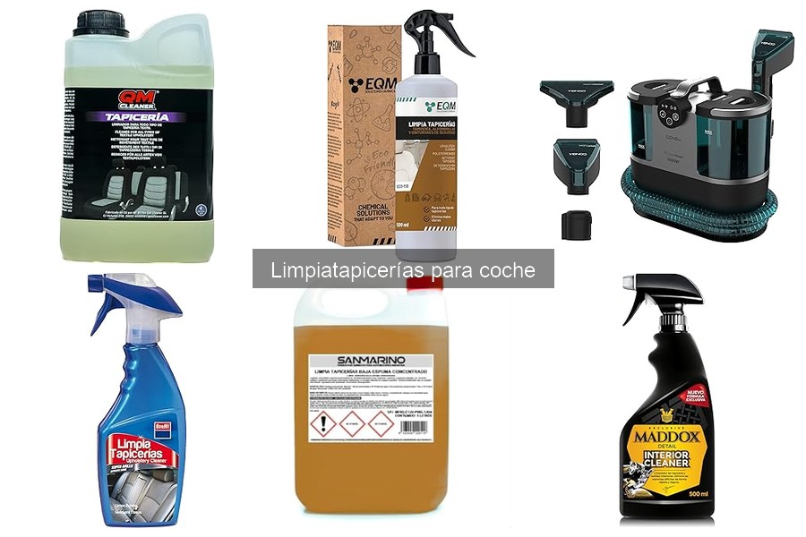 Limpiatapicerías recomendados para coches con mascotas