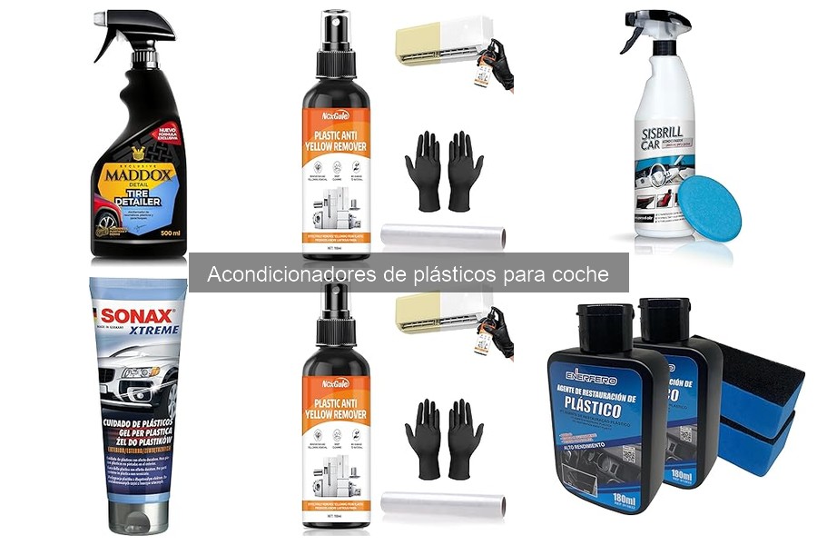 Los mejores acondicionadores de plásticos para coches