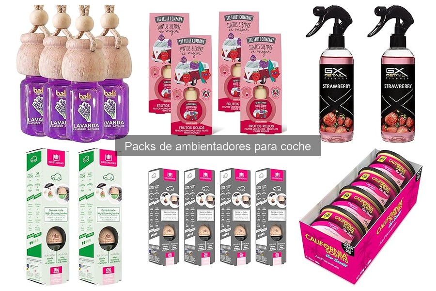 Los mejores packs de ambientadores ecológicos para coche